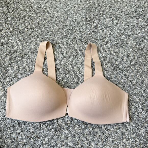 Spanx Bra-llelujah! Front Closure Full Coverage Beige Nude Tan Bra Size 36B - Picture 1 of 4